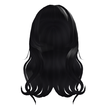 Black Luscious Y2K Wavy Hair Roblox item