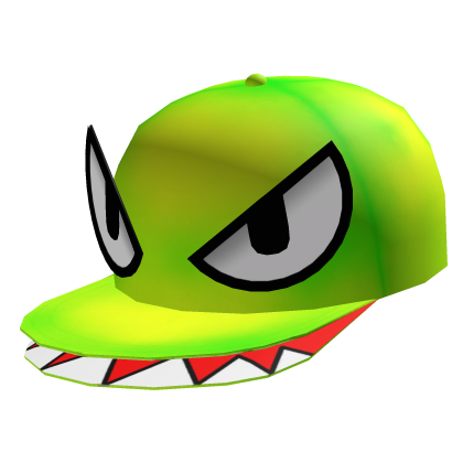 Big green shark cap