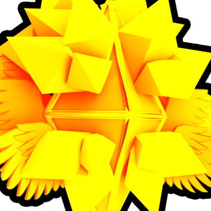 Gold Crystal Shard