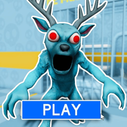 🔦SNOW DEER 99 NIGHTS IN FOREST PRISON RUN! (Obby)