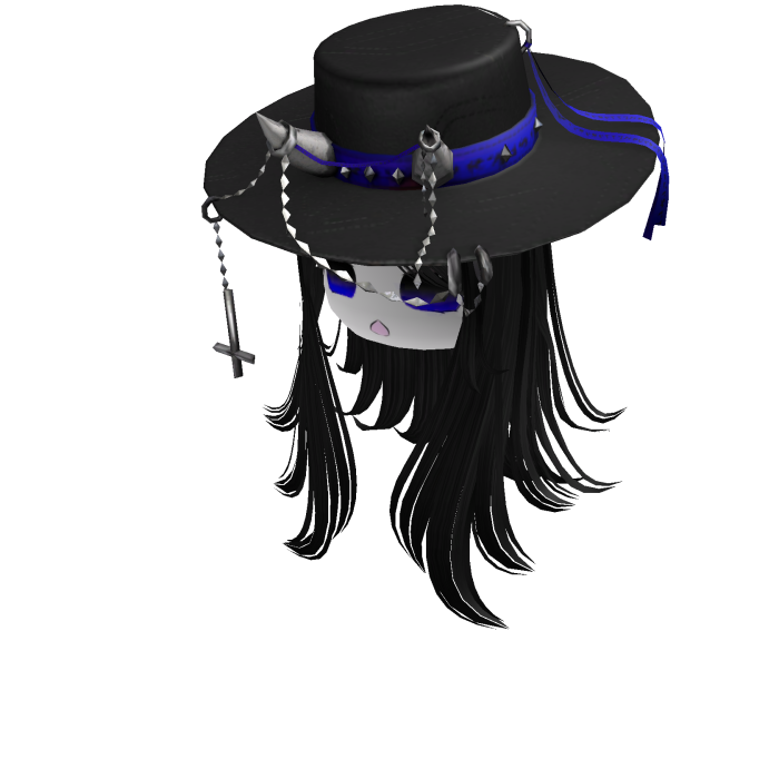 pelo desordenado gotica demonio tierna ( azul )