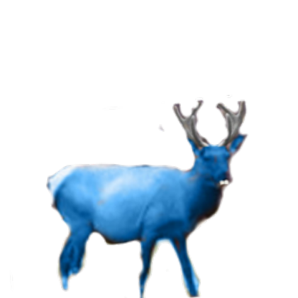 Transparent Toothy Deer Roblox decal