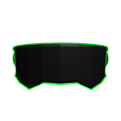 Futuristic Green Neon Visor Roblox item