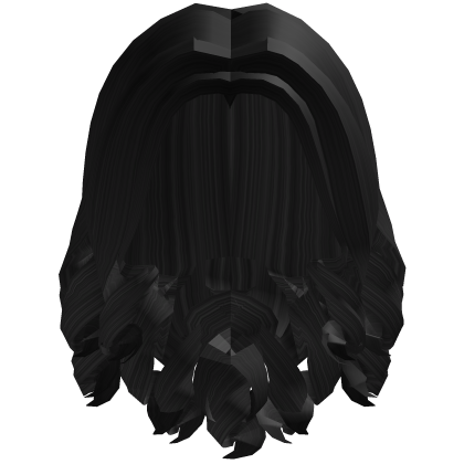 Short Curly Party Girl Hair Black Roblox item