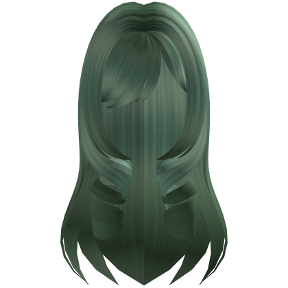 ʚ♡ɞ Green Curly Hair /w Bangs