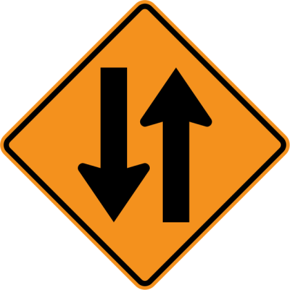 Two Way Traffic Sign Roblox decal