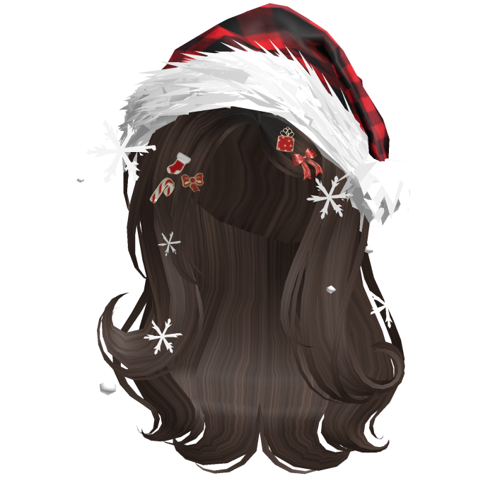 Shy Gentle Swirls w/Santa Hat (Brown)