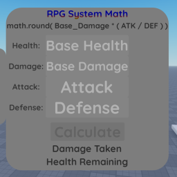 RPG System Math
