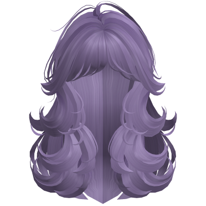 Layered Wispy purple Hair Long