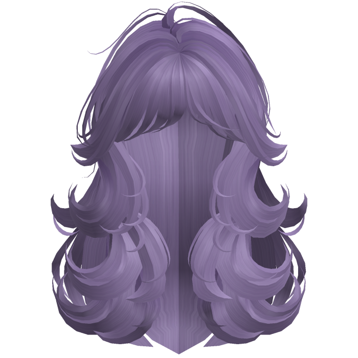 Layered Wispy purple Hair Long
