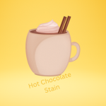 Hot chocolate stain