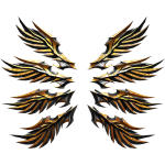Gold Seraph Wings