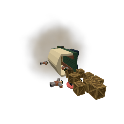 Crashed Cargo Truck