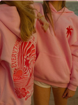 Pink palm puff fans!