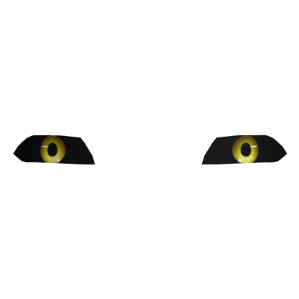 Yellow Demonic Eyes (for man face) Roblox item