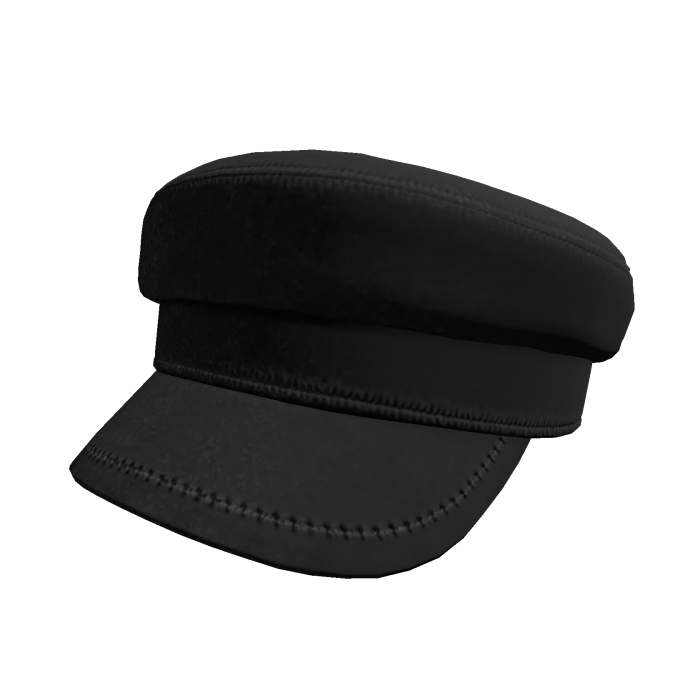 (New) Black Beret Hat Vkei