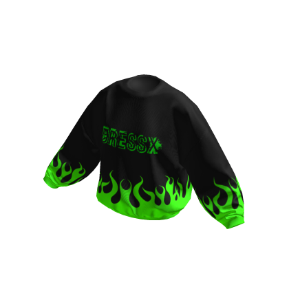 DRESSX Oversized Grunge Flames Knitted Sweater thumbnail