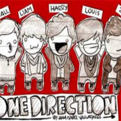 Original One Direction Drawing♥ Roblox decal