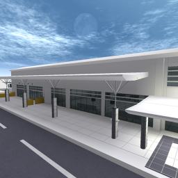 Bermuda | Airport { Summer and clouds}