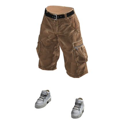 Khaki Urban Summer Cargo Shorts thumbnail