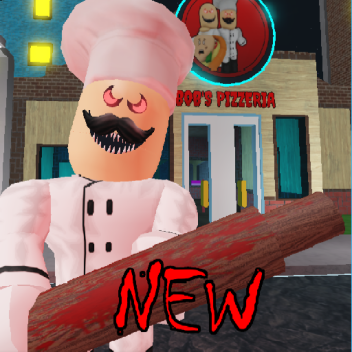 Escape the pizzeria(SCARY OBBY 🔪🩸)