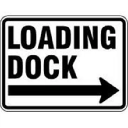 Boat Loading sign