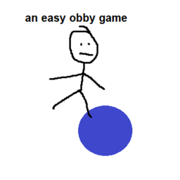 an easy obby game