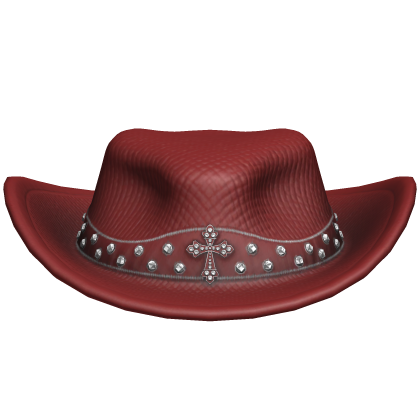 Red Cross Studded Cowboy Hat Roblox item