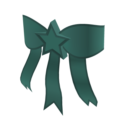 Dark Cyan SuperStar Bow for Korblox