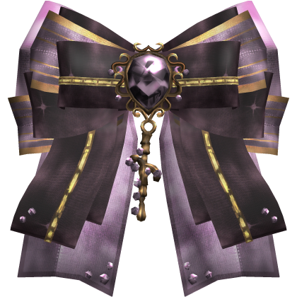 Silver-Onyx Royal Bow Roblox item