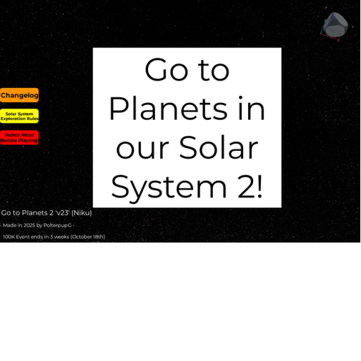 Go to Planets in our Solar System 2! 🪐 official Roblox game thumbnail