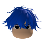 Blue cool chilled boy hair
