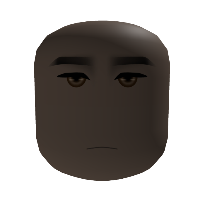 Masculine Face w Brown Eyes