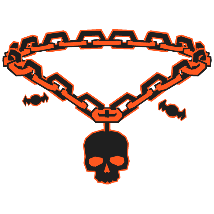 Halloween Skull Chain
