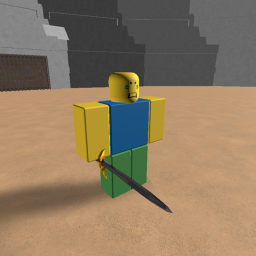 Sword Fight Against an Army of random Bots