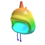 Rainbow Dino Hood
