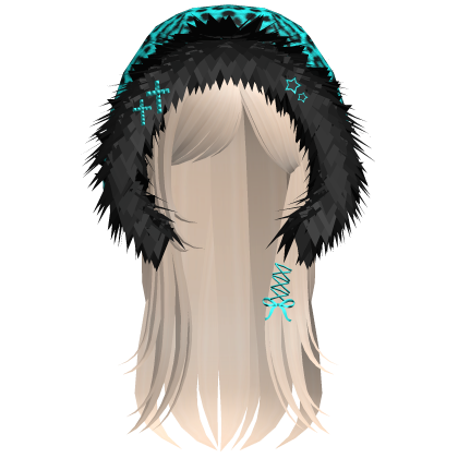 Cyan Leopard Hood Girl Beige