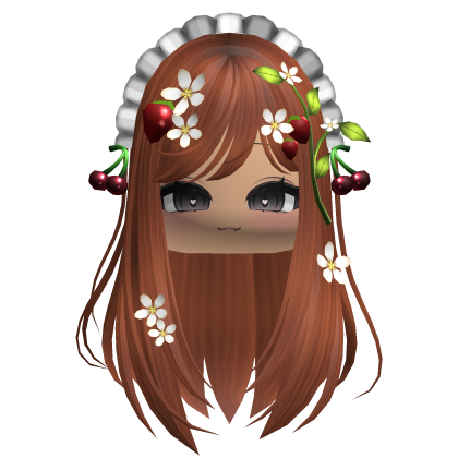 Cute Soft Girl Hair w/ Cottagecore Accessories Roblox item