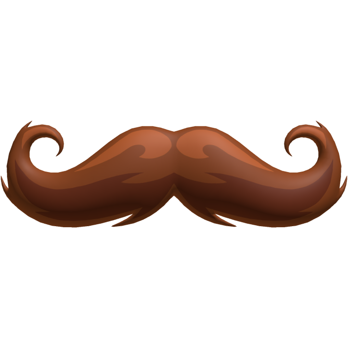 Ginger Mustache Cute Nerdy Fancy Moustache
