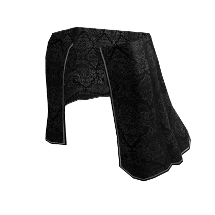 Black Princessa Embelished Skirt