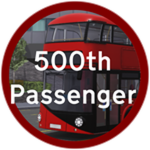 500th Passenger