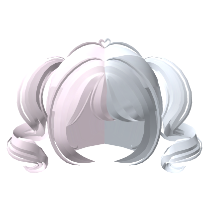 . ‿ ♡ twirly curly doll mini pigtails cotton c