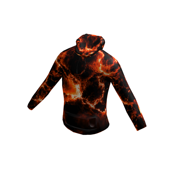 Orange Lava Hoodie