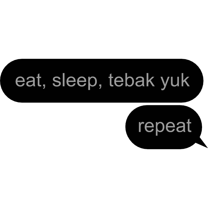 eat, sleep tebak yuk, repeat