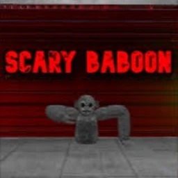 Old scary baboon icon