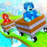 Teamwork Cart Puzzles! [Obby]