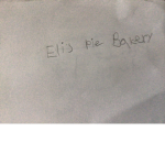 Eli’s pie bakery backup group/Event announcement