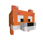 8 BIT Pixel Wolf Hat