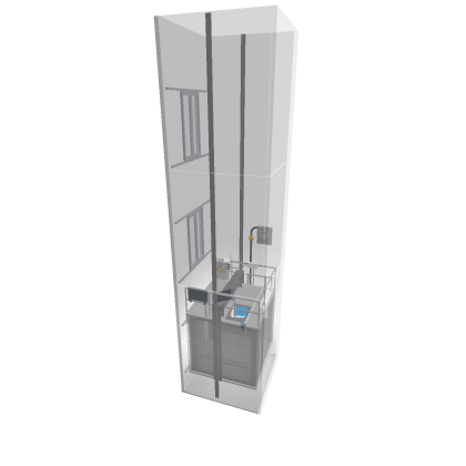 Hexagon Hydraulic Elevator
