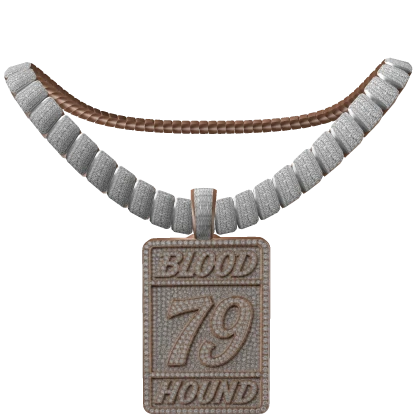 1.0 Iced Out Bloodhound Lil Jeff 79 Chain | Roblox Item - Rolimon's